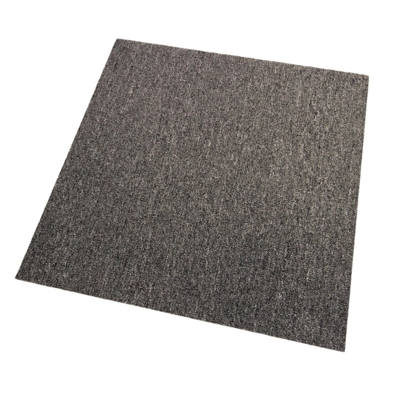 20 x Anthracite Carpet Tiles 5 Square Metres Commercial Hard Wearing Heavy Duty Domestic Premium Grey Office Home Flooring