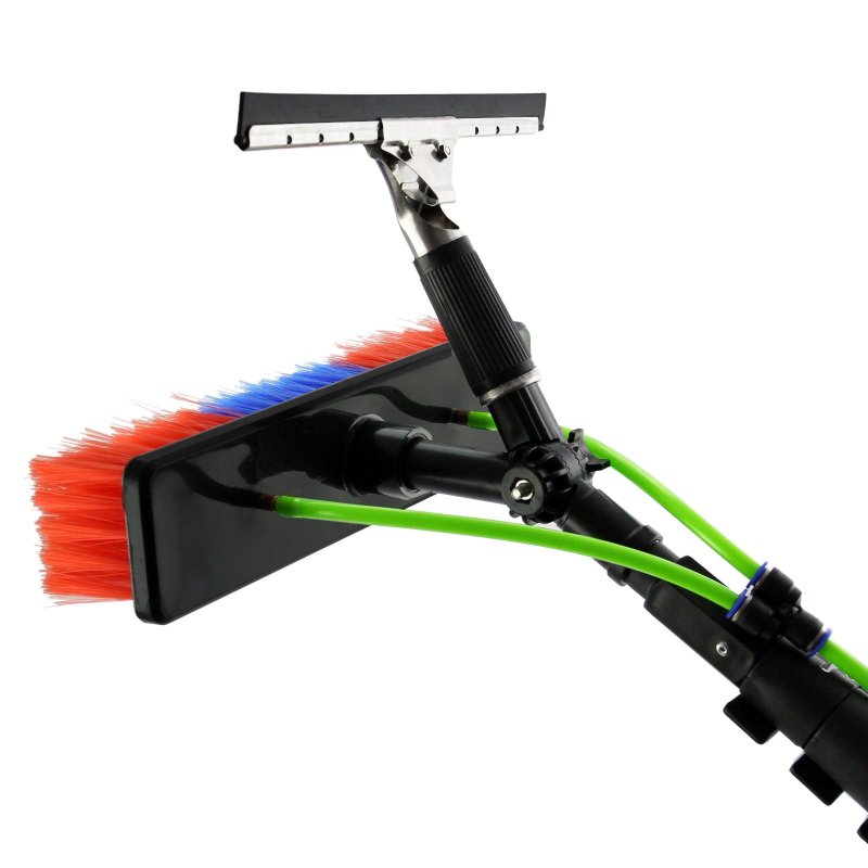 MAXBLAST 20ft Window Cleaning Pole / Water Fed Telescopic Brush / Extendable Cleaner Conservatory Roof