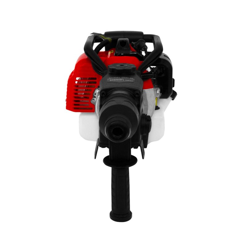 T-Mech Petrol Hammer Drill Cordless 2 Stroke 0.9KW 7500 RPM Rotary Breaker Chiselling Demolition Jackhammer Tool 32.6CC Single Cylinder Air Cooled Engine Chisel & Bit Attachments Tool Kit & Grease