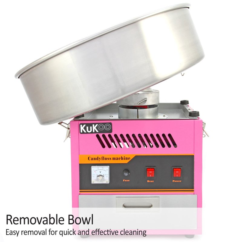 KuKoo Candy Floss Making Machine / Cotton Candy Maker / Fun Party Cooking Snacks