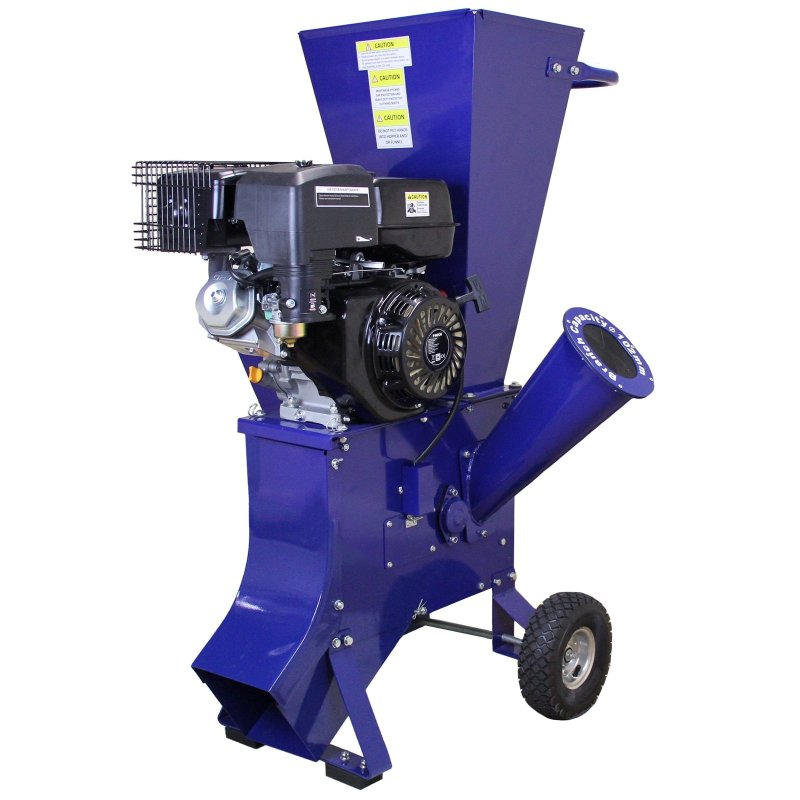 T-Mech 15HP Wood Chipper Petrol Garden Tree Commercial Timber Brush Branch Shredder
