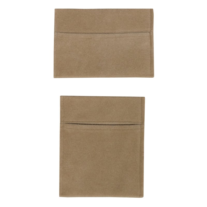 Camper Van Lining & 2 x Storage Pouches Beige Carpet 4 Way Stretch 2m Wide 11m2 Coverage Car Motorhome Vehicle Interior Campervan Conversion 2 Size Tool Paperwork Document Pocket Organiser Holder