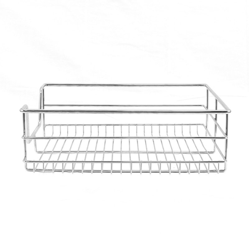 KuKoo 5 x Kitchen Pull Out Soft Close Baskets, 600mm Wide Cabinet, Slide Out Wire Storage Drawers