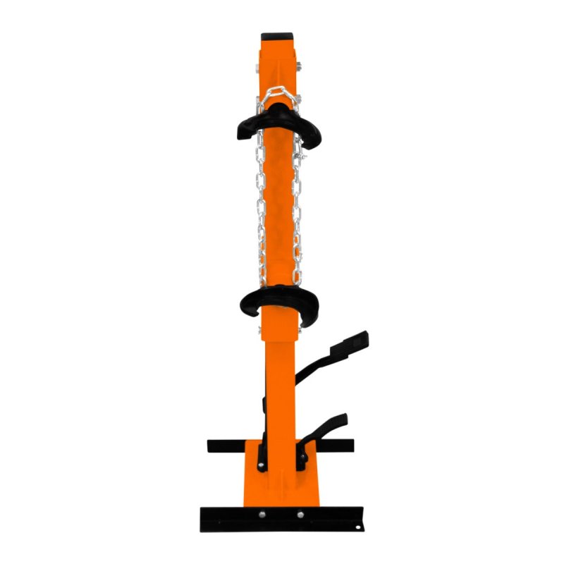 Hydraulic Coil Spring Compressor Strut Tool 3 Ton Tonne 3000KG Load Capacity 8 Height Adjustable Levels Foot Pedal Powder Coated Steel Auto Car Van Repair 2 x Large & 2 x Small Clasp Attachments