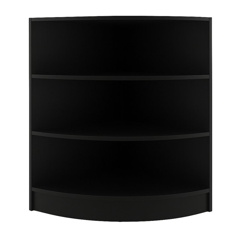 Retail Shop Corner Counter LM60 - Black