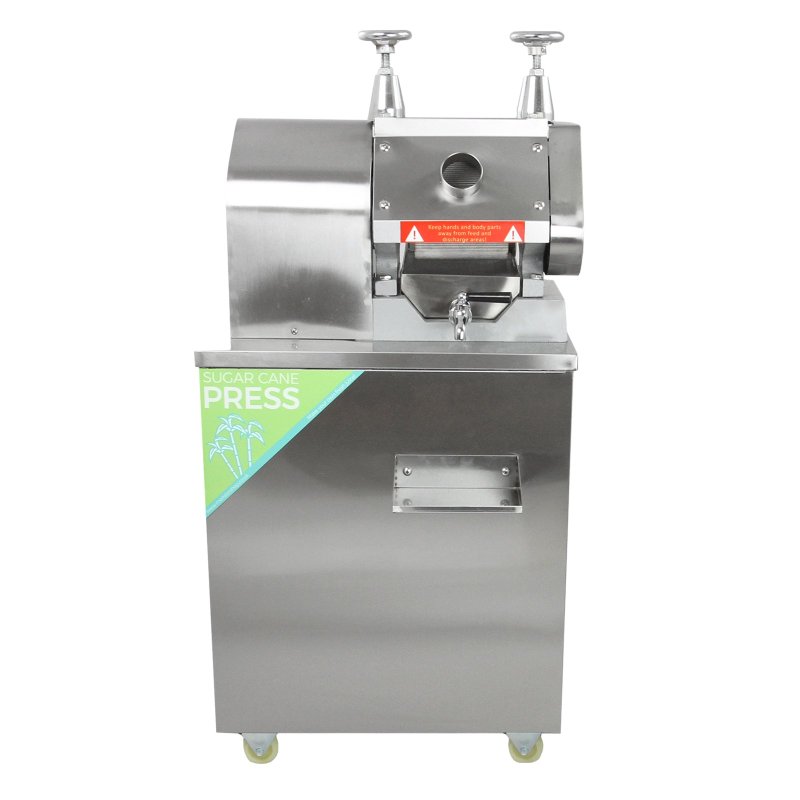 KuKoo Sugar Cane Press Juicer Electric Stainless Steel Heavy Duty Commercial Catering Juice Extractor Machine