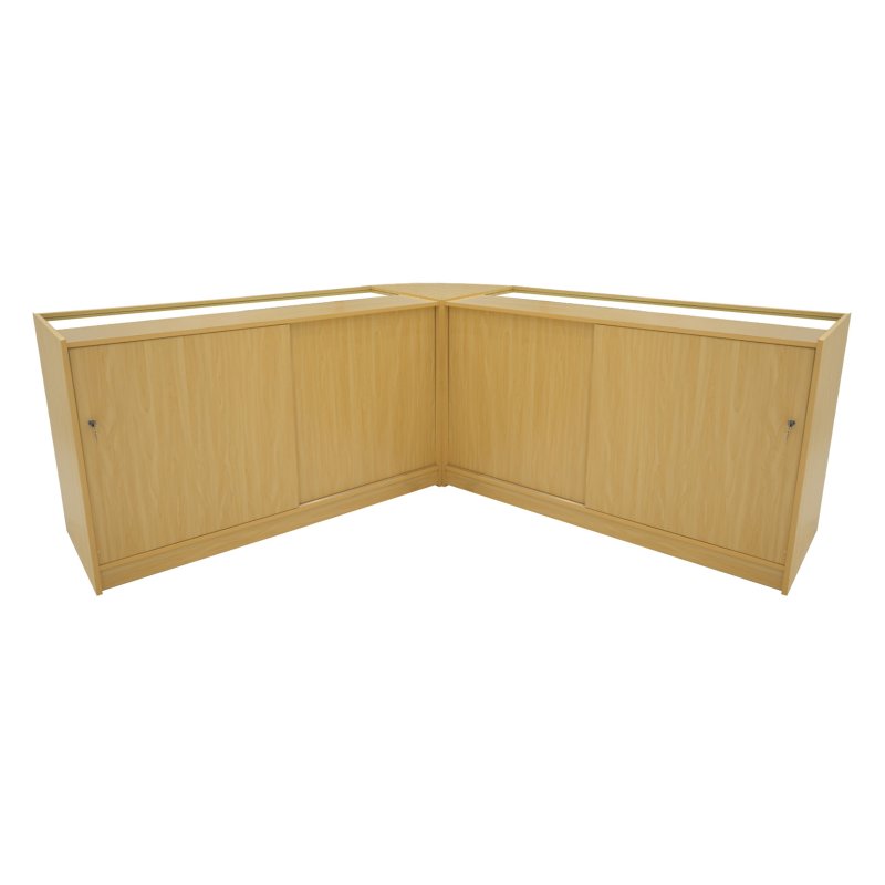 Apollo LED Shop Counter Set LM60 & 2 x K1500 - Maple