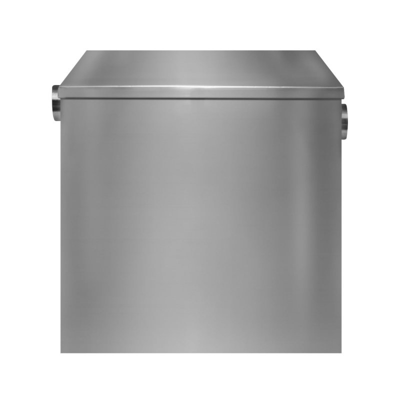 Commercial Grease Trap 35L Under Sink Interceptor 5KG Stainless Steel Waste Fat Oil Water Separator Filter Restaurant Kitchen Takeaway Hotel Cafe 50mm Inlet Outlet Compact 33cm H x 29cm W x 39cm D