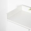 HOMCOM Modern Shoe Cabinet Storage Organizer with Doors and Shelves for Hallway & Entryway, 60L x 30W x 92Hcm, White