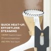 HOMCOM Clothes Steamer, Upright Garment Steamer Wrinkle Remover with Large 1.8L Water Tank, Adjustable Height, for Home Clothing, Curtains, Wedding Dresses, Silk, Sofa, Gold Tone