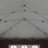 Outsunny 3 x 6 m Pop Up Gazebo with Sides and Windows, Height Adjustable Wedding Camping Party Tent Canopy Marquee with Storage Bag for Garden, Event, Brown