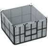PawHut Whelping Box for Dogs and Puppies, 4 Panel Whelping Pen with Washable Whelping Pad, Wind-Resistant Cloth, Lockable Door, Dog Playpen for Indoor, Outdoor, for Small and Medium Breeds