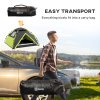 Outsunny Camping Tent, 3-4 Man Family Dome Tent, 2000mm Waterproof, with Carry Bag and Top Hook, for Fishing Hiking Festival, Quick Setup, Green