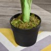 HOMCOM Decorative Artificial Monstera Plants in Pot Fake Plants for Home Indoor Outdoor Decor, 85cm