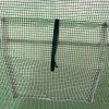 Outsunny Walk-in Polytunnel Greenhouse, Outdoor Garden Tunnel Greenhouse Tent with Zipped Roll-Up Door and 8 Mesh Windows, 4 x 2M