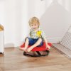 AIYAPLAY Sensory Spinning Chair for Kids, Planet-Shaped Swivel Chair for Balance and Coordination Training, Multi-Position Spinning Seat with Non-Slip Base, Red