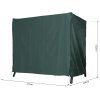 Outsunny 3 Seater 600D Oxford Patio Swing Chair Cover Outdoor Garden Furniture Rain Protection Protector Waterproof Anti-UV, 177 x 114 x 152cm, Green