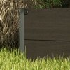 Outsunny Garden Planter with Trellis for Climbing Plants, Vines, Flowers, Freestanding Raised Bed for Garden, Outdoor, Patio, Planter Box with Drainage Gap, Black