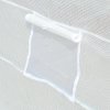 Outsunny 6 x 3 x 2m Greenhouse Replacement Cover ONLY Winter Garden Plant PE Cover for Tunnel Walk-in Greenhouse with Roll-up Windows Door Outdoor, White
