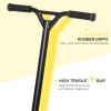 HOMCOM Stunt Scooter, 360 Entry Level Tricks Scooter w/ Lightweight Aluminium Deck and ABEC 7 Bearing, For Age 14+ Beginners, Gold Tone