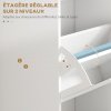 HOMCOM 3 Drawers Entryway Shoe Cabinet, Narrow Shoe Storage Cabinet with 3 Flip Drawers and Adjustable Shelves for 15 Pairs of Shoes, White