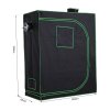 Outsunny Grow Tent Reflective Mylar Hydroponic with Adjustable Vents and Floor Tray for Indoor Plant Growing, 120 x 60 x 150 cm (47