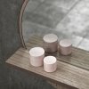 kleankin 45cm Wall Mounted Bathroom Mirror, Round Mirror with Shelf, Framed Makeup Mirror for Home Decoration