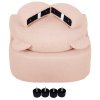 AIYAPLAY Kids Armchair, Bear Shaped Toddler Chair, Baby Armchair for Bedroom Playroom Living Room, for Boys and Girls Aged 18 Months to 3 Years - Pink