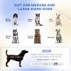 PawHut Dog Sofa Bed, Cat Sofa, Dog Couch w/ Soft Cushion, Removable and Washable Cover, for Small, Medium and Large Dogs, 95 x 63 x 39cm - Grey