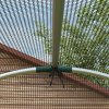Outsunny Fruit Cage Bird Netting, Heavy Duty Fruit and Vegetable Protection Tent with Zipped Door, Anti Bird, Insects, Small Animals, 1.2 x 1.2 x 1.9m, Black