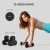 SPORTNOW Dumbbells Set, Hand Weights Pair with 12-Sided Shape and Non-Slip Grip for Men Women Home Gym Workout, 2 x 6kg