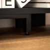HOMCOM Corner TV Stand for 47 Inch Television, Modern TV Unit with 2 Open Shelves for Living Room, Bedroom, Black
