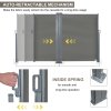 Outsunny 6 x 2m Retractable Sun Side Awning Screen Fence Patio Garden Wall Balcony Screening Panel Outdoor Blind Privacy Divider - Grey