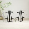 SPORTNOW Weight Rack, Weight Tree for 5cm Weight Plates and Barbell Bar with 6 Fasten Clamps for Home Gym Storage, 300kg Capacity