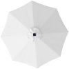 Outsunny 3 m Replacement Parasol Canopy with Top Vent, UPF 50+ Garden Parasol Replacement Canopy, 8 Rib Parasol Cover Replacement Fits Various Frames