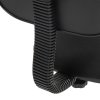 HOMCOM Armless Office Chair, Small Desk Chair, Height Adjustable Computer Chair with Rolling Wheels and Low Back, Black