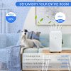 HOMCOM 10L/Day 2000mL Portable Quiet Dehumidifier with Air Purifier Filter, 24H Timer, 5 Modes, Electric Moisture Air Dehumidifier for Home Laundry Basement, White