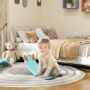 AIYAPLAY Balance Board Kids, Wobble Board Kids Seesaw Rock, Toddler Curved Balance Board for Balance Training & Sensory Play, Light Blue