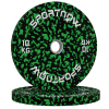 SPORTNOW Olympic Weight Plates Set, Solid Rubber Bumper Plates Weights Discs with 2