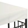 Outsunny 3 x 3(m) Gazebo Canopy Replacement Cover 2-Tier Roof Top Spare Part (TOP COVER ONLY)
