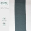 Outsunny 2.5m x 2m Garden Patio Manual Awning Canopy Sun Shade Shelter Retractable with Winding Handle Green and White