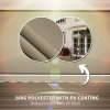 Outsunny 2.5m x 2m Retractable Awning, DIY Garden Awning Canopy, Anti-UV Sun Shade Shelter with Aluminium Frame and Crank Handle, Khaki