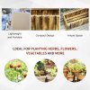 Outsunny 52L Raised Flower Bed Wooden Rectangular Planter Container Box Herb Pot Flower Pot 78L x 35W x 30H (cm)
