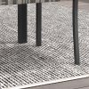 Outsunny 4 Seater Rattan Dining Set with Rectangular Glass Top Table and 4 Armchairs, PE Rattan Garden Furniture Set, Outdoor Dining Table and Chairs for Patio, Balcony, Lawn, Mixed Grey