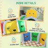 AIYAPLAY Kids Tunnel, Play Tunnel for Kids 3-6 Years, with Lion Design, for Indoor, Outdoor, Multicoloured