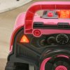 HOMCOM Kids Truck Engine Toy Set Toddler Educational Car Service Station w/ RC Car Key Steering Wheel Horn Light, Mechanic Gifts for Ages 3-5 Years - Pink