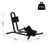 HOMCOM Metal Motorcycle Motorbike Wheel Chock Locking Stand System 17,19,21/43,48,51 Cm Front Wheels Steel Adjustable Fixing Tyre Holder Support