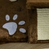 PawHut Cat Tree, Cat Tower for Kittens with Rotatable Top Bar, Sisal Scratching Post, Tunnel, Dangling Balls - Brown