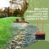 Outsunny Combination Push/Tow Lawn Roller Filled with 38L Sand (62kg) or Water, Great for the Garden 32 x 50cm Roller, Red