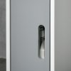 kleankin Modern Bathroom Storage Cabinet, Freestanding Tall Bathroom Cabinet with Open Shelves and 3 Cupboards with Door, for Bedroom Hallway
